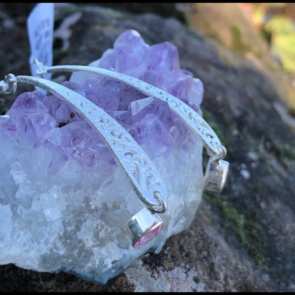 Pink Topaz Earrings - Picture 5 of 8